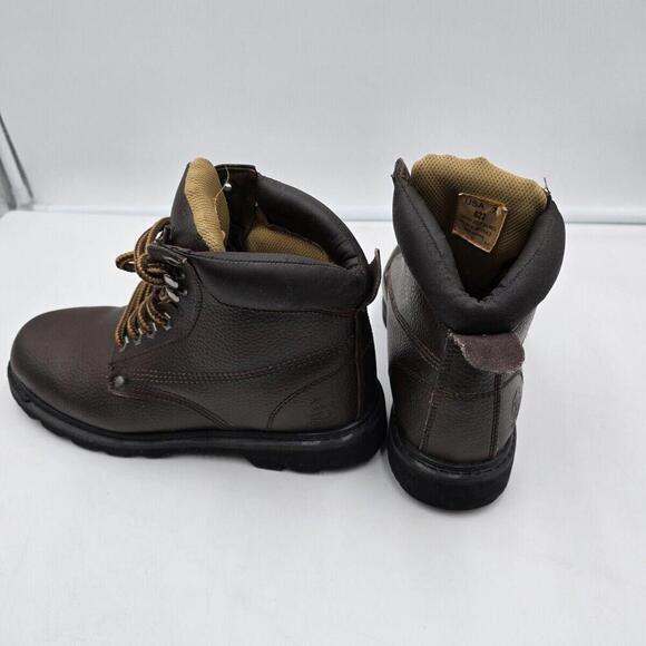 Eagle Work‎ Boot Genuine Leather Heavy Duty Size 7 Oil Resistant Brown - Picture 6 of 10